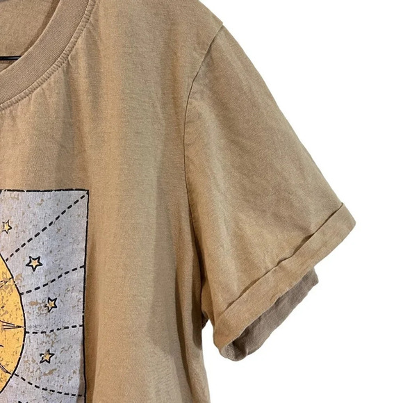 Attitude Not Included Sun T Shirt 1X Desert Graphic Print Stars Cactus Boho Top - Picture 4 of 8